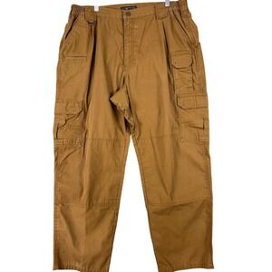 5.11 Tactical Pants Mens 38x30 Brown Taclite Cargo Elastic Waist BDU Outdoor